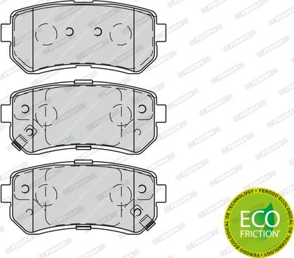 Ferodo FDB4235 - Komplet zavornih oblog, ploscne (kolutne) zavore parts5.com