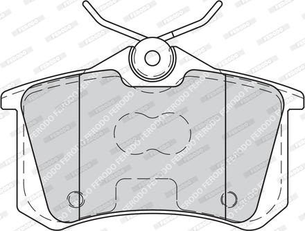 Ferodo FDB4222 - Тормозные колодки, дисковые, комплект parts5.com