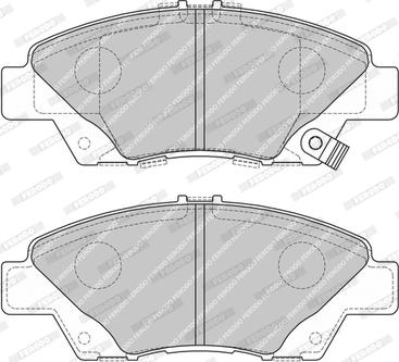 Honda 45022SNCE01 - Σετ τακάκια, δισκόφρενα parts5.com