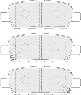 Ferodo FDB4756 - Bremsbelagsatz, Scheibenbremse parts5.com