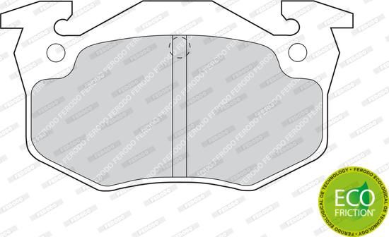 Ferodo FDB558 - Set placute frana,frana disc parts5.com