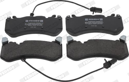 Ferodo FDB5233 - Brake Pad Set, disc brake parts5.com