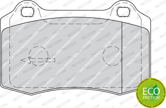 Ferodo FDB1949 - Bremsbelagsatz, Scheibenbremse parts5.com