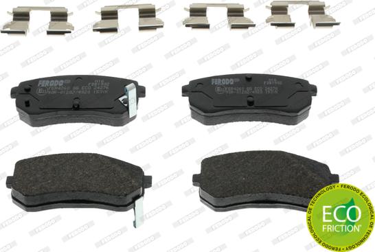 Ferodo FDB1902 - Brake Pad Set, disc brake parts5.com