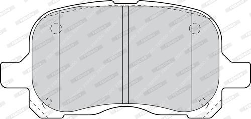 Ferodo FDB1458 - Zestaw klocków hamulcowych, hamulce tarczowe parts5.com