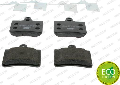 Ferodo FDB1413 - Set placute frana,frana disc parts5.com