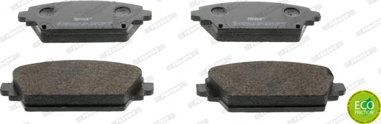 Ferodo FDB1580 - Brake Pad Set, disc brake parts5.com