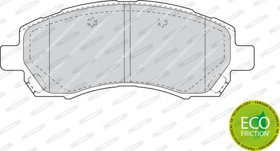 Ferodo FDB1612 - Fren balata seti, diskli fren parts5.com