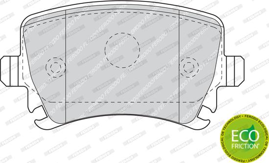 Ferodo FDB1636 - Brake Pad Set, disc brake parts5.com