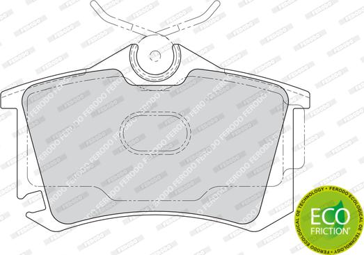 Ferodo FDB1637 - Brake Pad Set, disc brake parts5.com