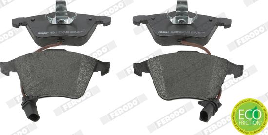 Ferodo FDB1629 - Brake Pad Set, disc brake parts5.com