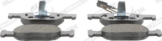 Ferodo FDB1040 - Sada brzdových destiček, kotoučová brzda parts5.com