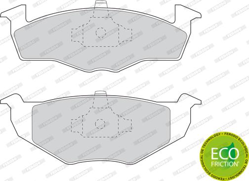 Ferodo FDB1054 - Komplet pločica, disk-kočnica parts5.com