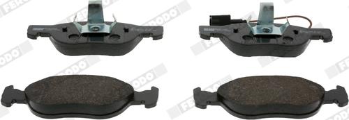 Ferodo FDB1056 - Sada brzdových destiček, kotoučová brzda parts5.com