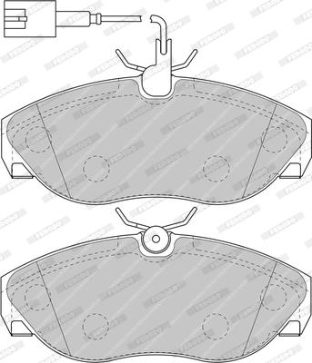 Ferodo FDB1396 - Тормозные колодки, дисковые, комплект parts5.com