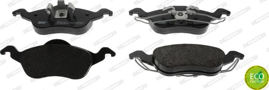 Ferodo FDB1318 - Brake Pad Set, disc brake parts5.com