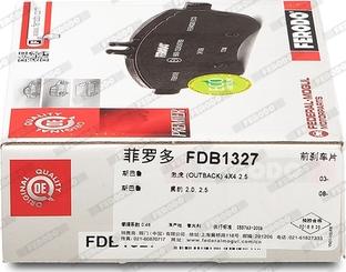 Ferodo FDB1327 - Fren balata seti, diskli fren parts5.com