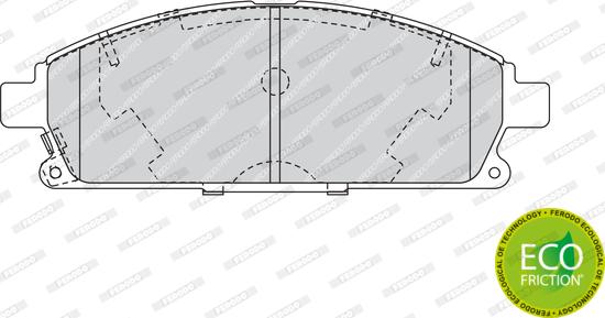 Ferodo FDB1263 - Juego de pastillas de freno parts5.com