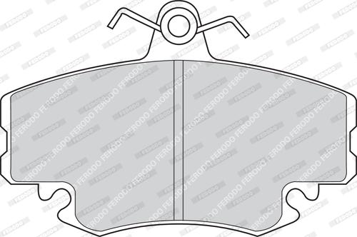 Ferodo FDB1781 - Brake Pad Set, disc brake parts5.com