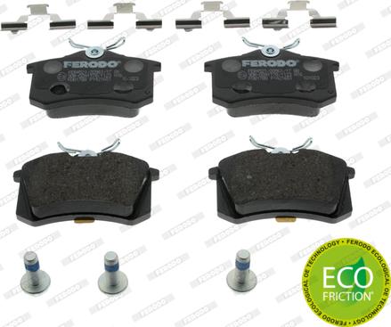 Ferodo FDB1788 - Brake Pad Set, disc brake parts5.com