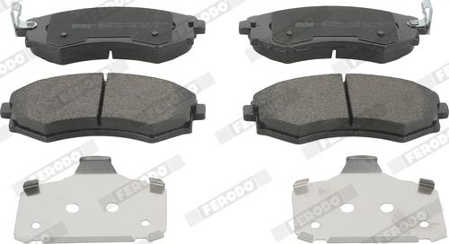 Ferodo FDB1737 - Brake Pad Set, disc brake parts5.com