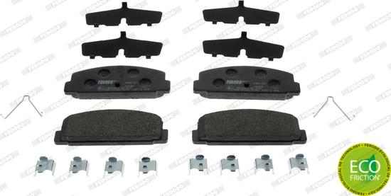 Ferodo FDB1721 - Set placute frana,frana disc parts5.com