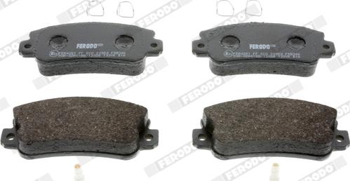 Ferodo FDB346 - Sada brzdových destiček, kotoučová brzda parts5.com