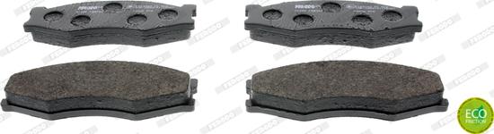 Ferodo FDB340 - Brake Pad Set, disc brake parts5.com