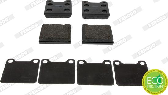 Ferodo FDB704 - Brake Pad Set, disc brake parts5.com