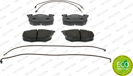 Ferodo FDB719 - Brake Pad Set, disc brake parts5.com