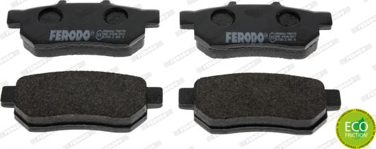 Ferodo FDB778 - Bremsbelagsatz, Scheibenbremse parts5.com