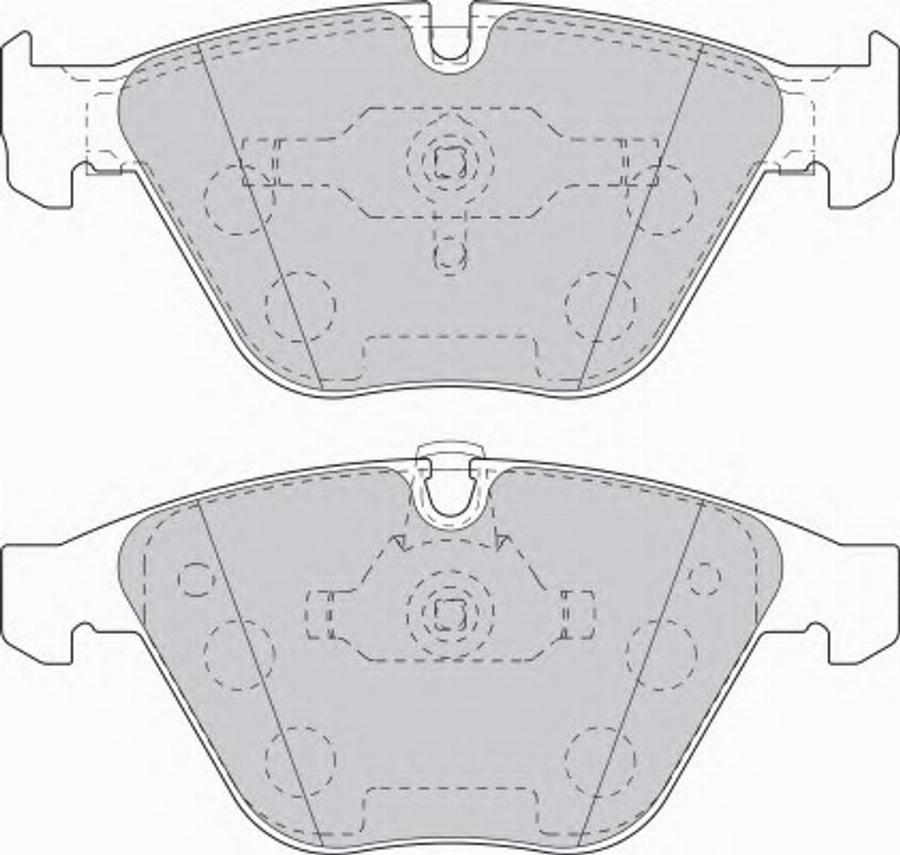 Ferodo FDS1628 - Juego de pastillas de freno parts5.com