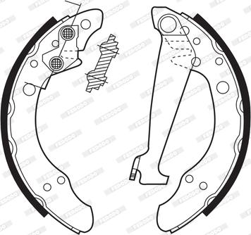 Ferodo FSB408 - Sada brzdových čeľustí parts5.com