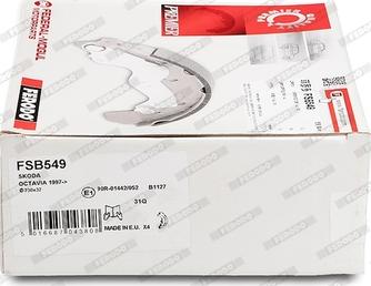 Ferodo FSB549 - Brake Shoe Set parts5.com