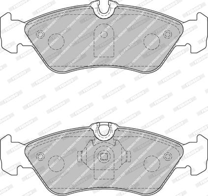 Ferodo FVR1876 - Komplet zavornih oblog, ploscne (kolutne) zavore parts5.com