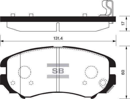 SAFETY TD924X - Sada brzdových destiček, kotoučová brzda parts5.com