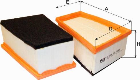 DJ Parts FA1507 - Vzduchový filter parts5.com