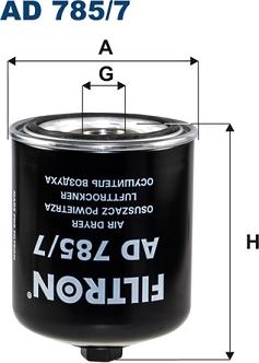 Filtron AD 785/7 - Element filtrant uscator aer, compresor parts5.com