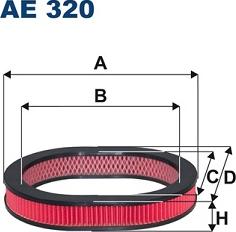 Filtron AE320 - Vzduchový filtr parts5.com