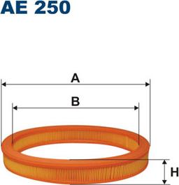 Filtron AE250 - Filtre à air parts5.com