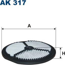 Filtron AK317 - Air Filter parts5.com