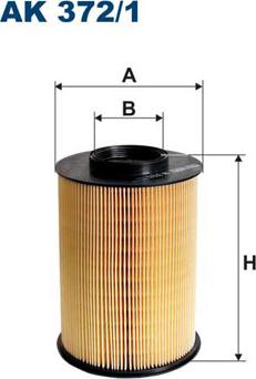 Filtron AK372/1 - Filtru aer parts5.com