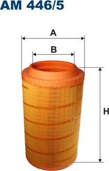 Filtron AM446/5 - Filtr powietrza parts5.com