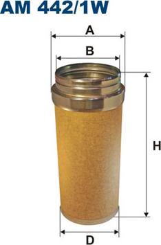 Filtron AM442/1W - Toisioilmasuodatin parts5.com