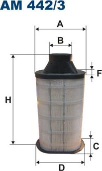 Filtron AM442/3 - Въздушен филтър parts5.com