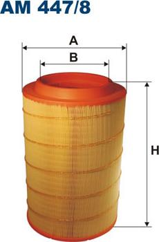 Filtron AM447/8 - Filtro de aire parts5.com