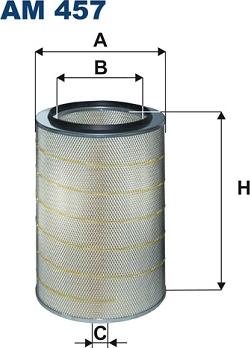 Filtron AM457 - Φίλτρο αέρα parts5.com