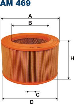 Filtron AM469 - Filtru aer parts5.com