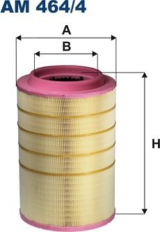 Filtron AM 464/4 - Filtro de aire parts5.com