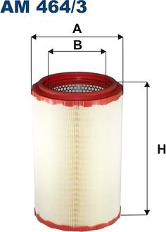 Filtron AM 464/3 - Air Filter parts5.com